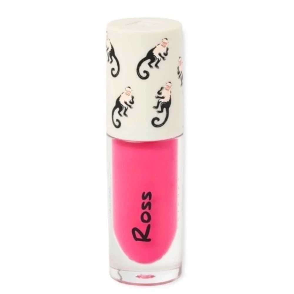 Makeup‎ Revolution x Friends Ross Lip Gloss Pink Marcel Monkey 0.15 fl oz New